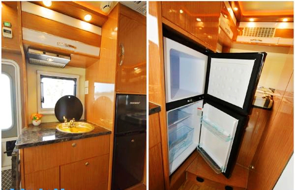 房车内部不是床位越多越好，一家4口出行足以