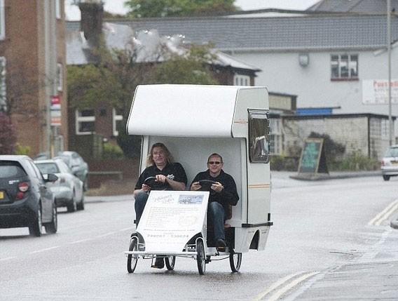 好神奇的人力小房车