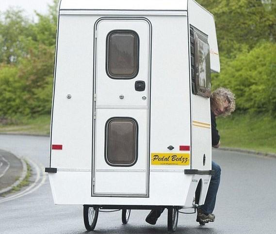 好神奇的人力小房车