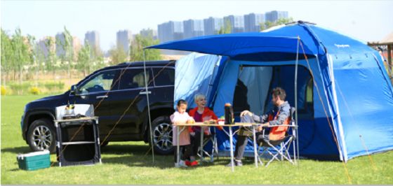 备的草原户外露营装备